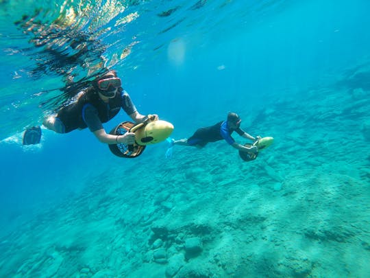 Passeio de barco guiado Seascooter