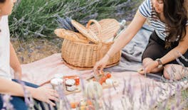 Expérience snacking dans les champs de lavande à Aix-en-Provence