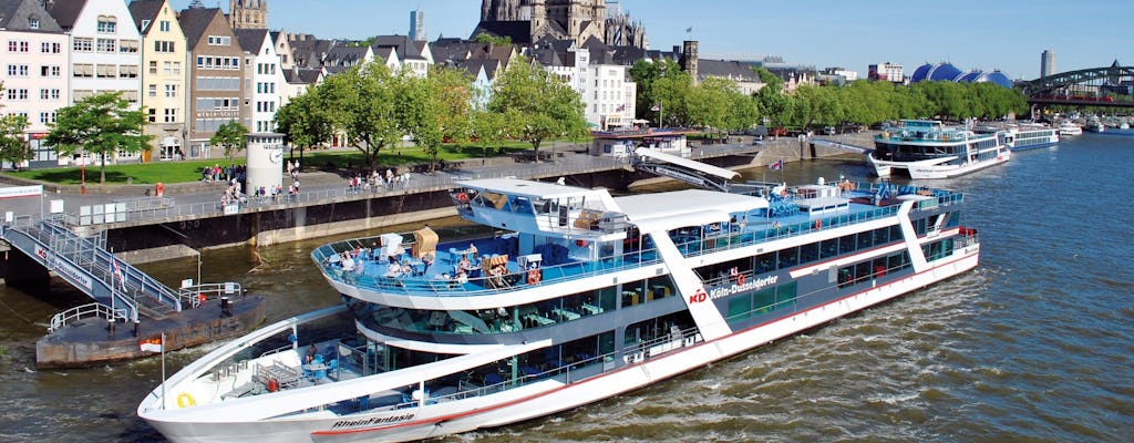 Crucero panorámico en barco por el río en Colonia