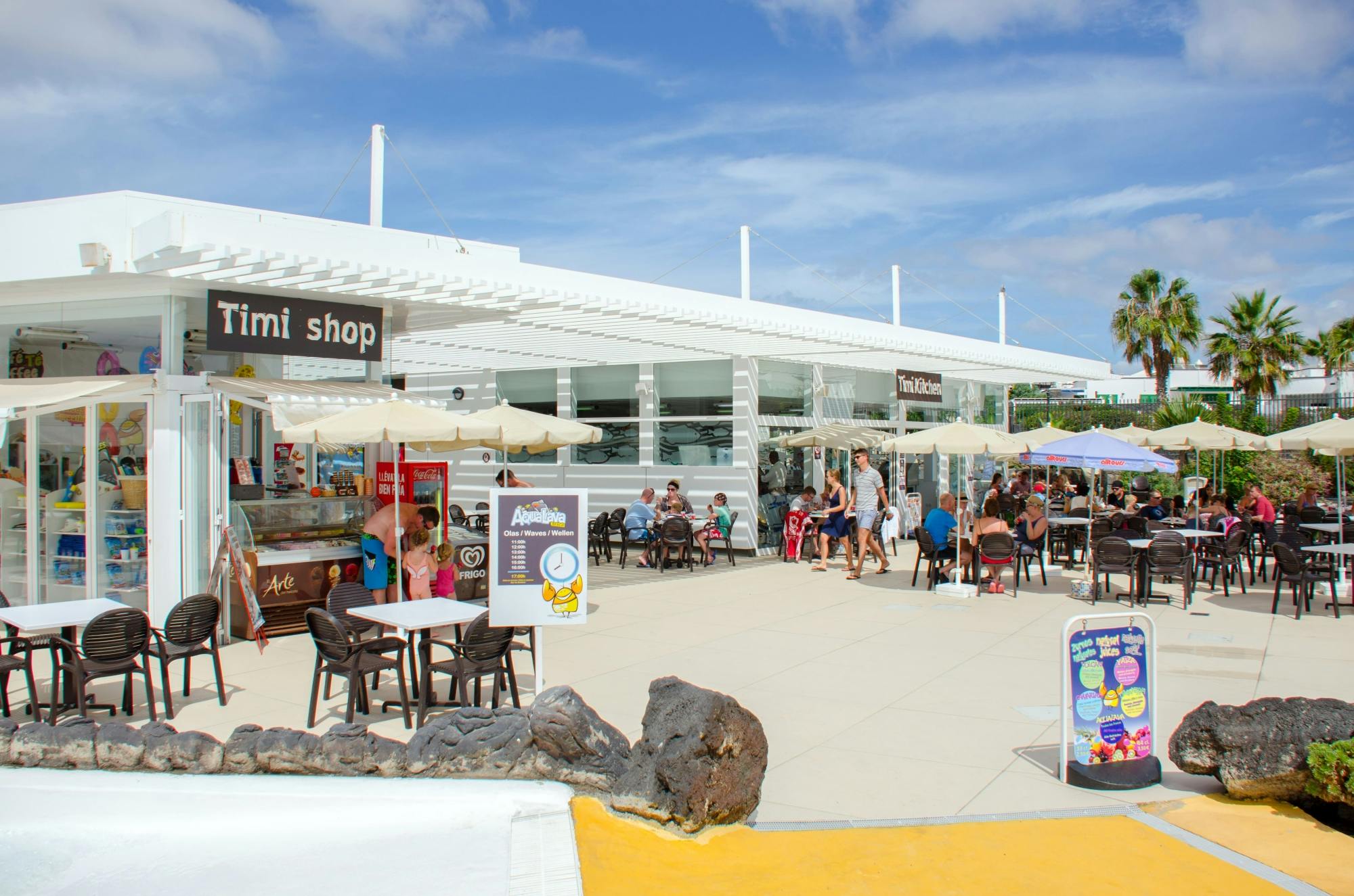 Aqualava Waterpark Entrance