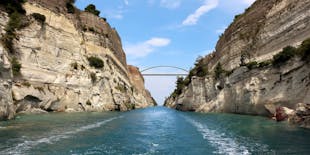 Corinth Canal by Boat