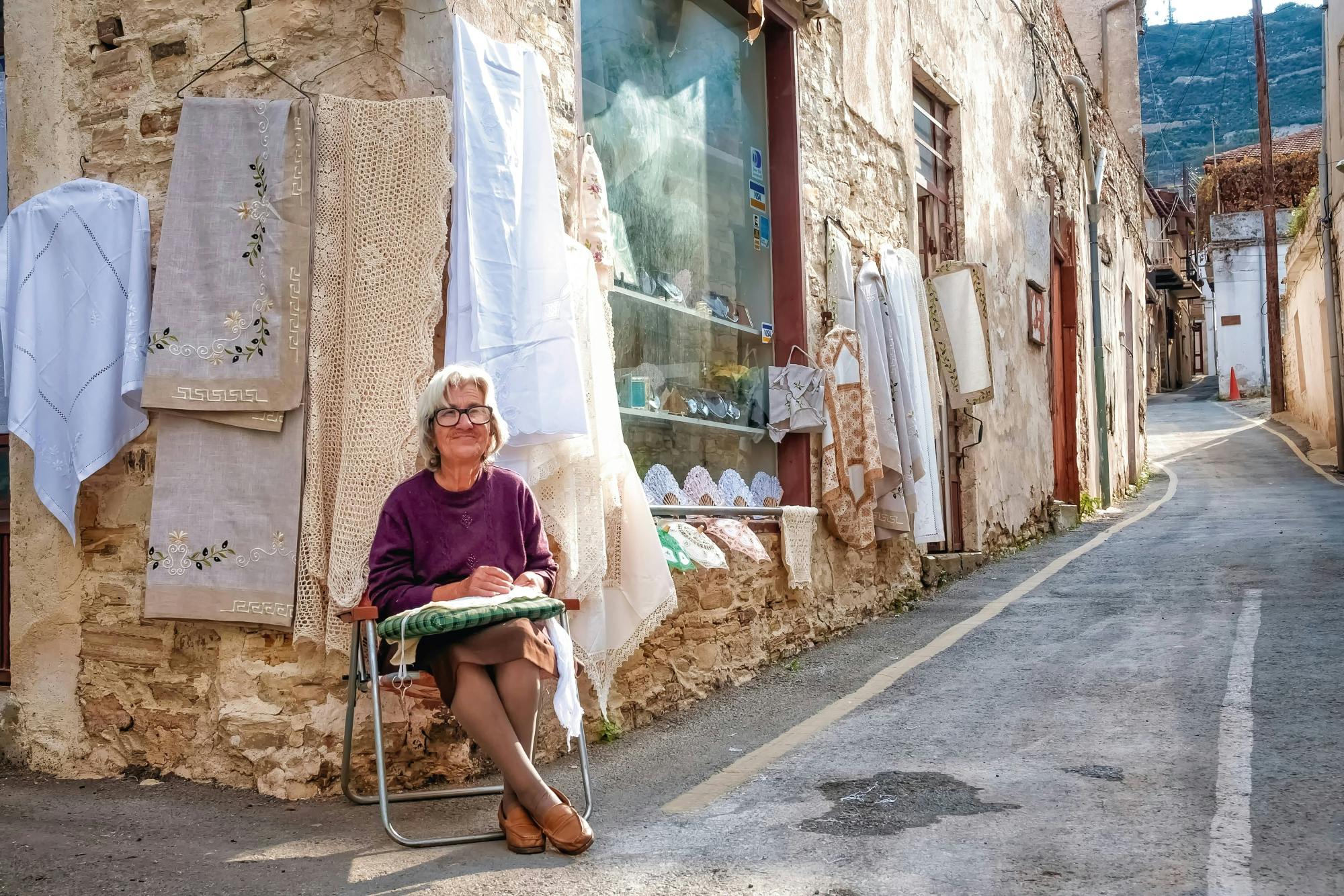 Full-day guided tour of Fikardou, Machairas and Lefkara