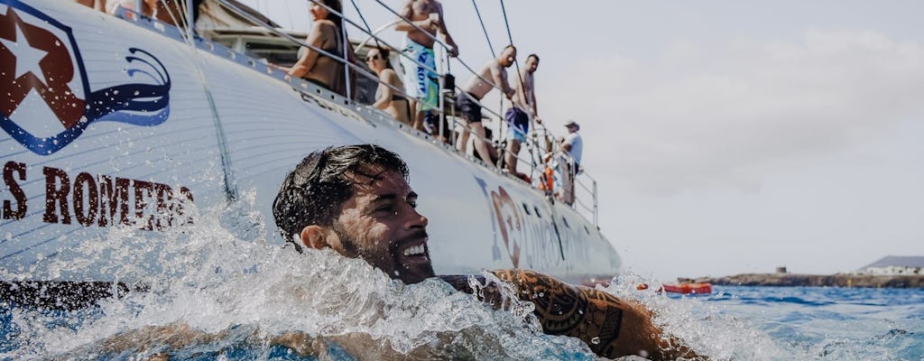 Lanzarote miniBoottocht naar een van de stranden van Papagayo