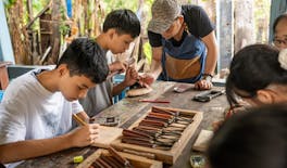 2,5 uur durende kunstworkshop in Hoi An