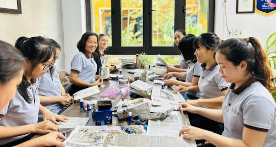 3-godzinna produkcja toreb papierowych w Hoi An