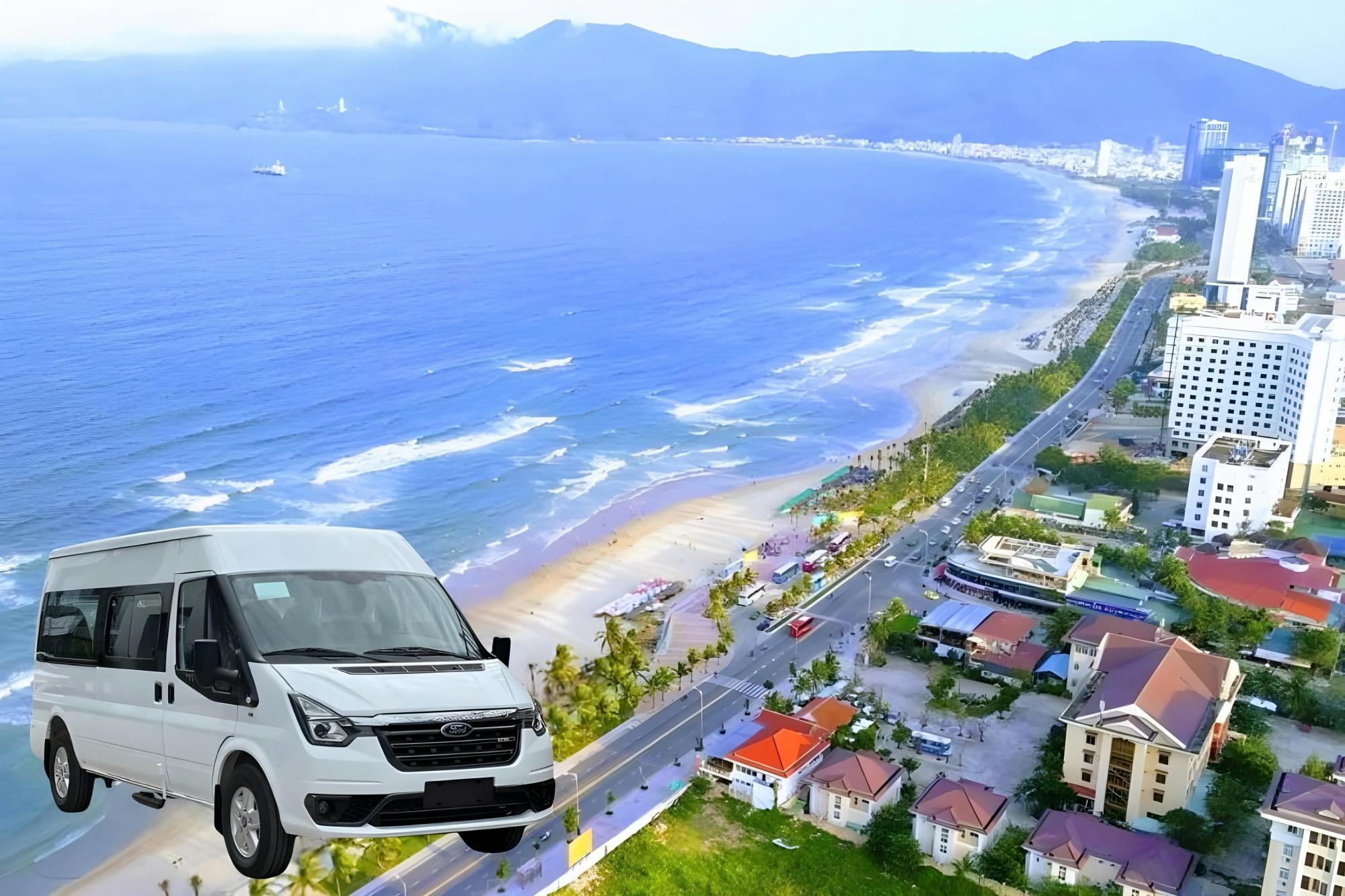 One-way private transfer from Da Nang to My Khe Beach or Bien Dong