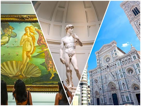 Tour di un'intera giornata a Firenze con David, Uffizi e Ponte Vecchio