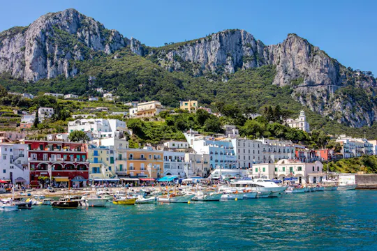 Spaziergang auf Capri von Ischia aus