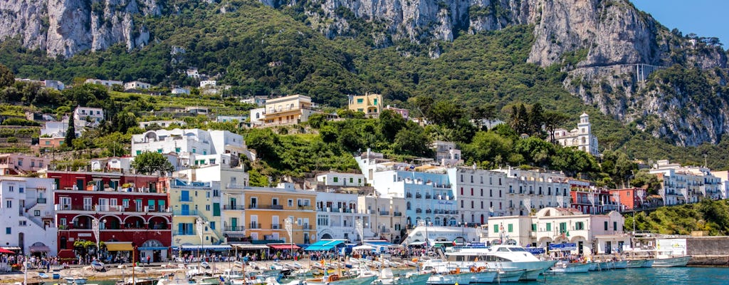 Spaziergang auf Capri von Ischia aus
