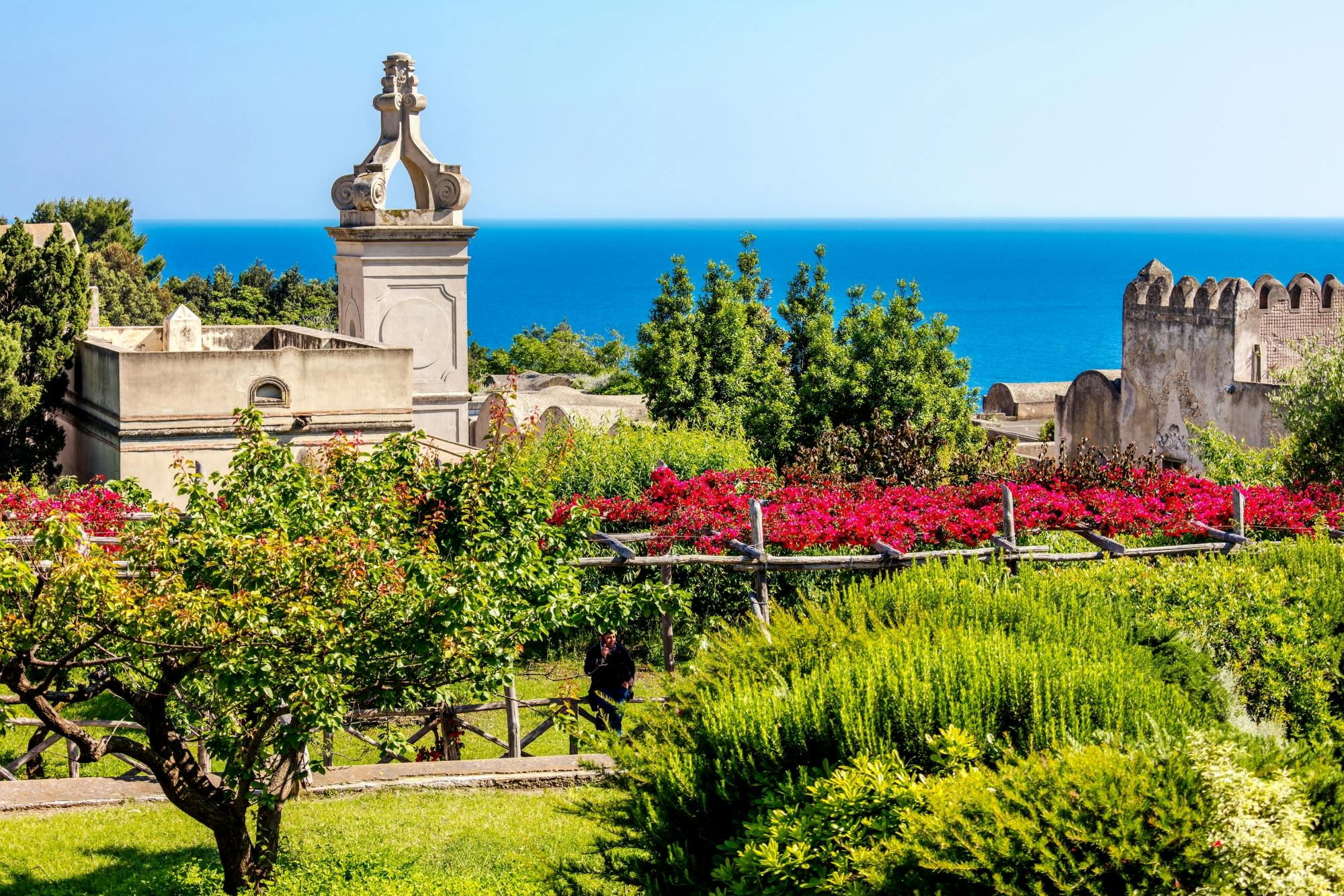 Capri Island walking tour from Ischia