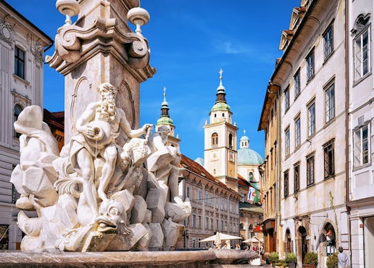 Ljubljana fotogénica con un local