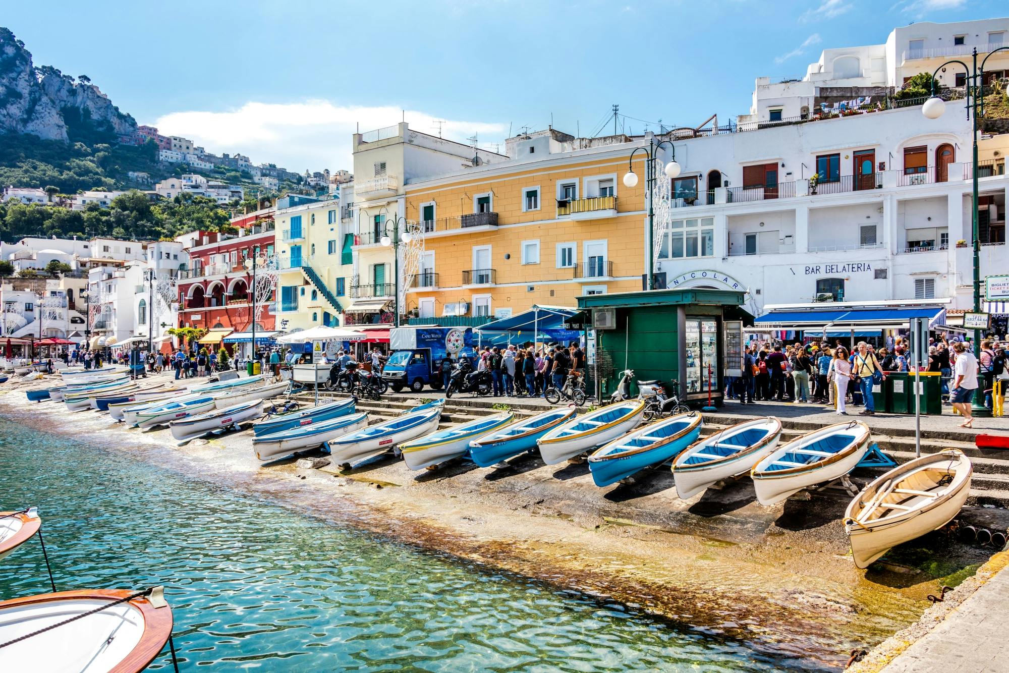 Capri Island walking tour from Ischia