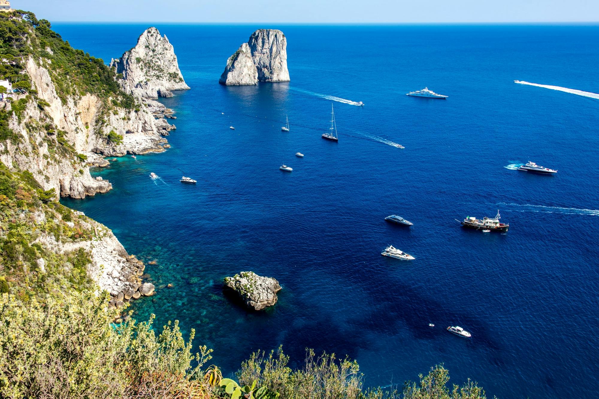 Capri Island walking tour from Ischia