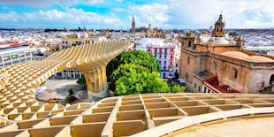 Seville skyline walking tour with Metropol Parasol visit