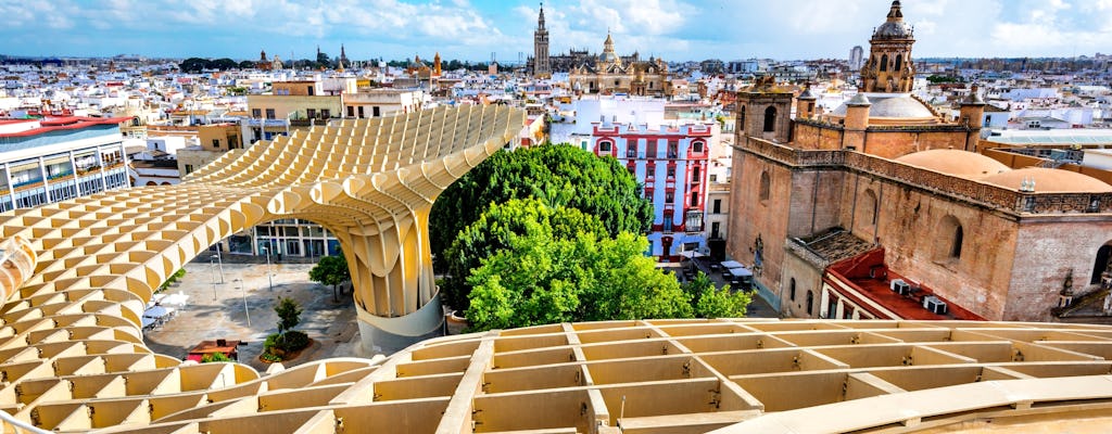 Seville skyline walking tour with Metropol Parasol visit