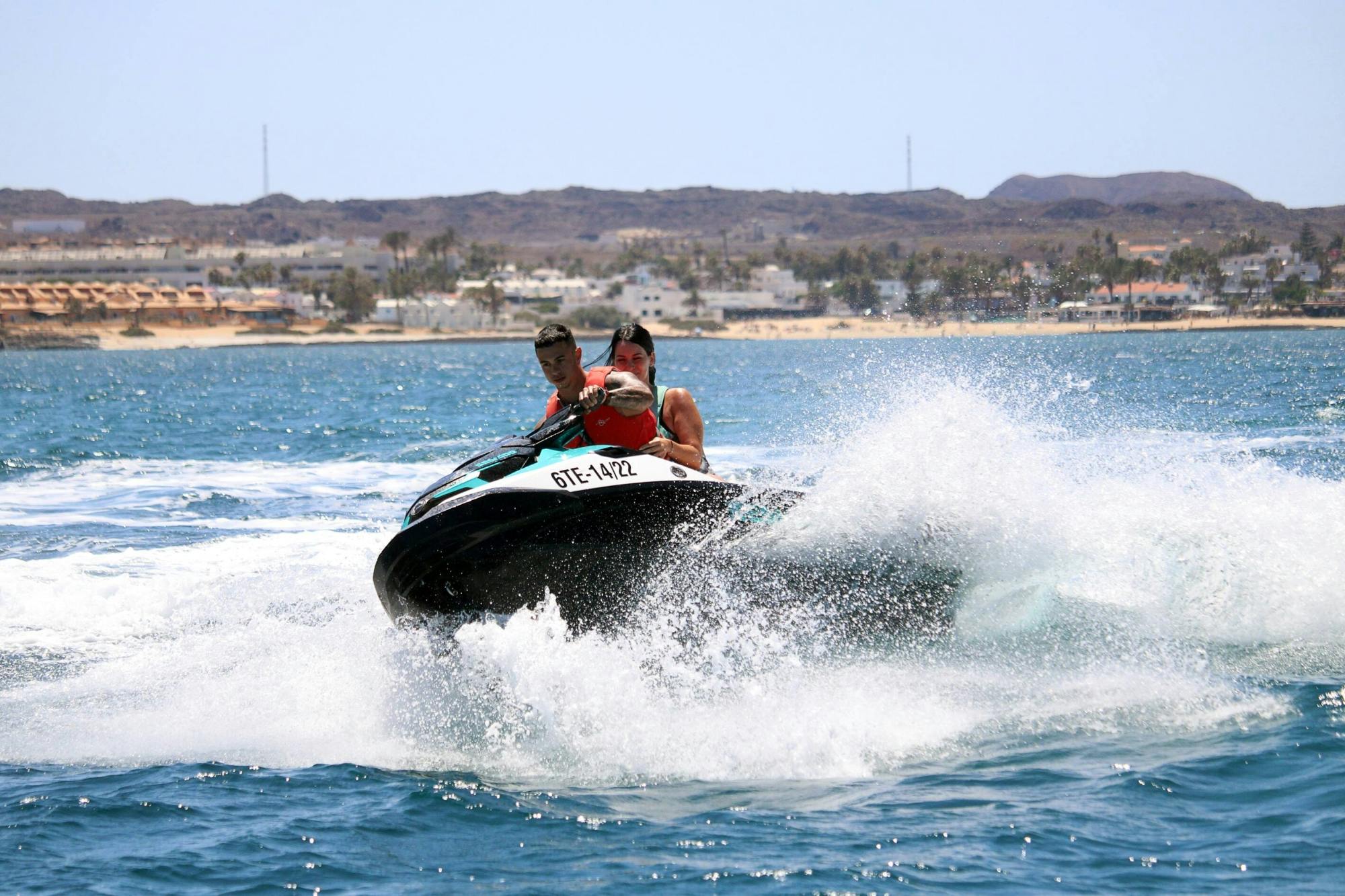 Small-group jet-ski and snorkelling tour in Fuerteventura