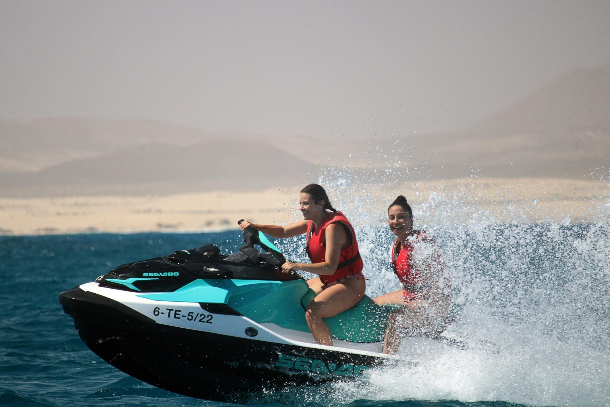 Small-group jet-ski and snorkelling tour in Fuerteventura