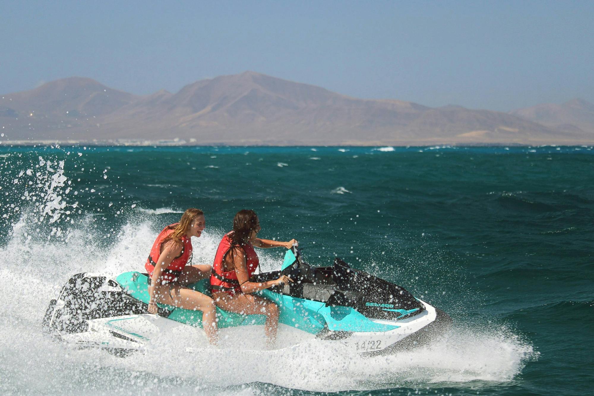 Small-group jet-ski and snorkelling tour in Fuerteventura