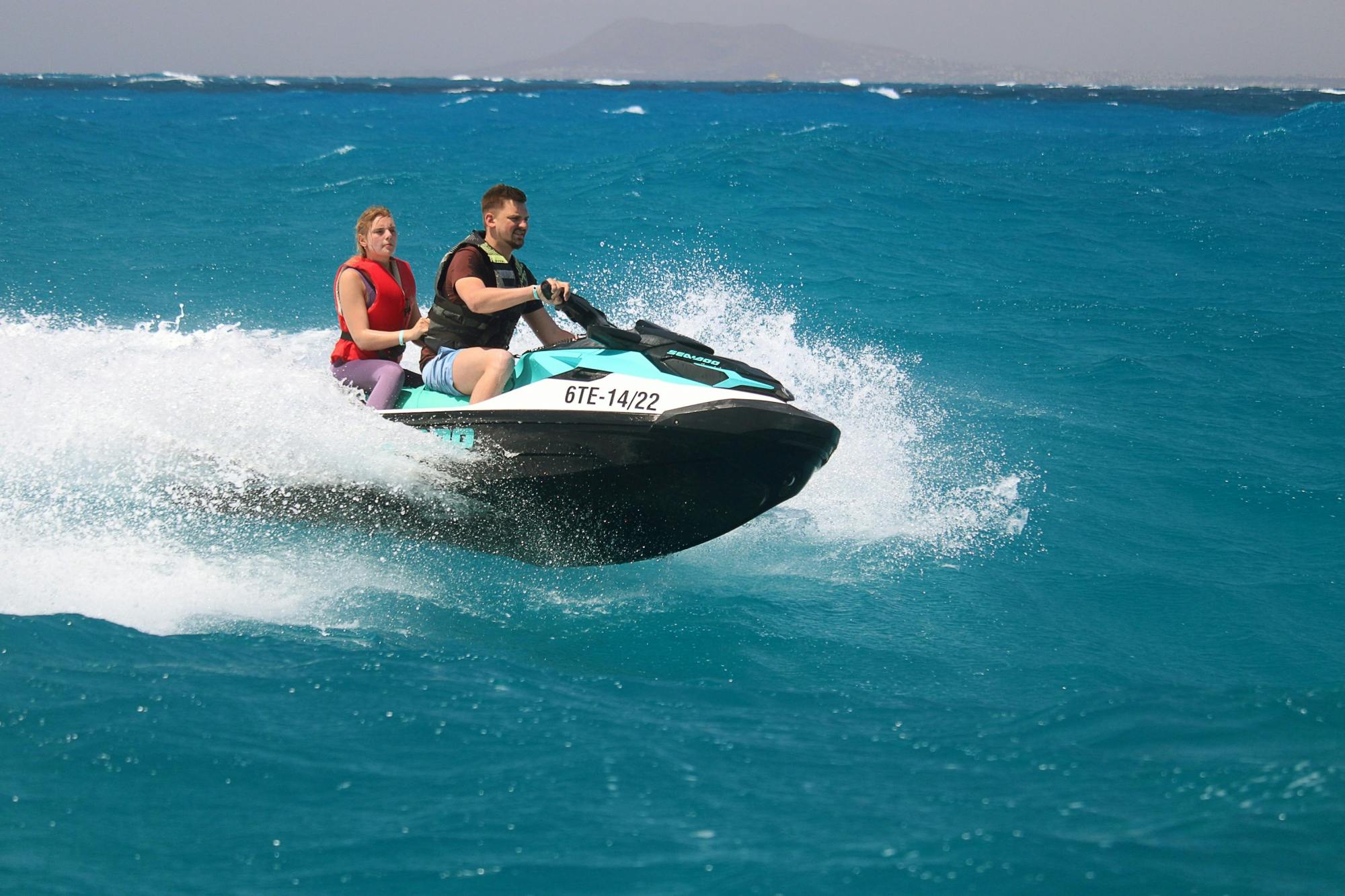 Small-group jet-ski and snorkelling tour in Fuerteventura