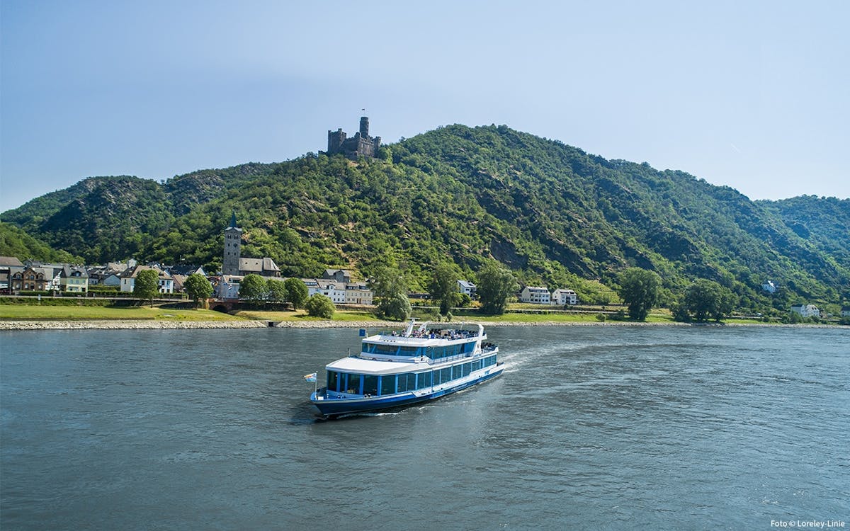 Panoramische Rijn-Boottocht naar de Loreley