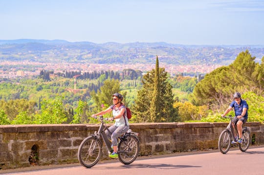 Aventura de bicicleta elétrica de Florença a Fiesole com degustação de azeite