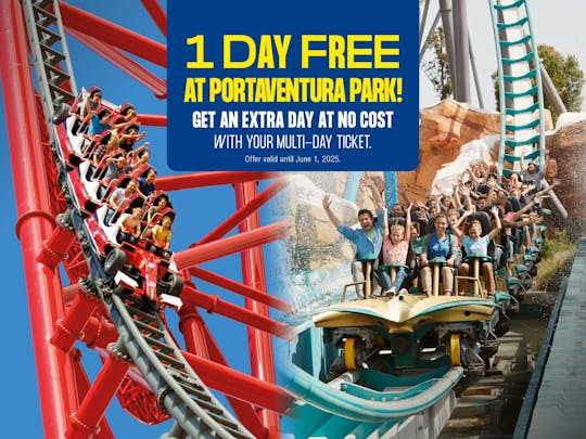 PortAventura Park and Ferrari Land tickets for 1, 2 and 3 days