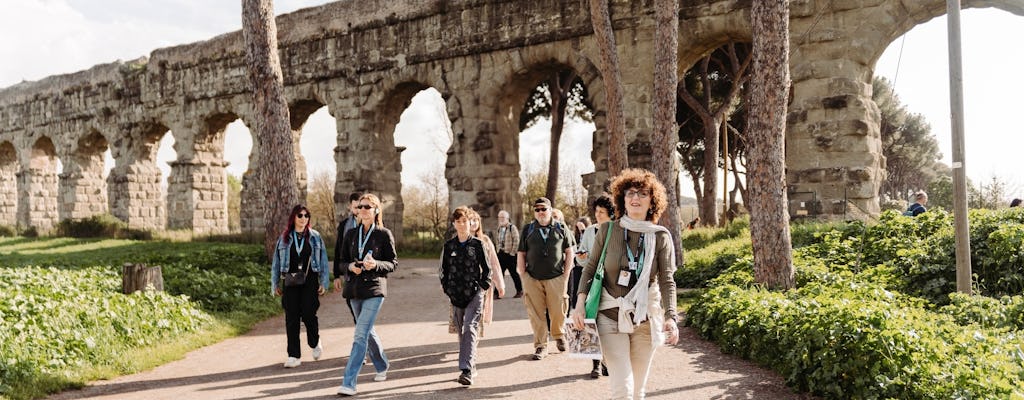 Tour durch die unterirdischen Katakomben Roms mit Aquädukten und Via Appia