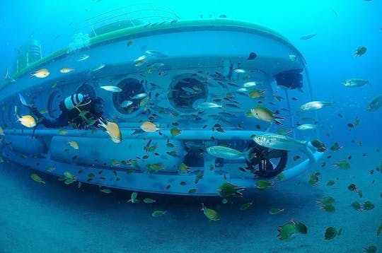 Submarine dive in the Atlantic Ocean in Tenerife