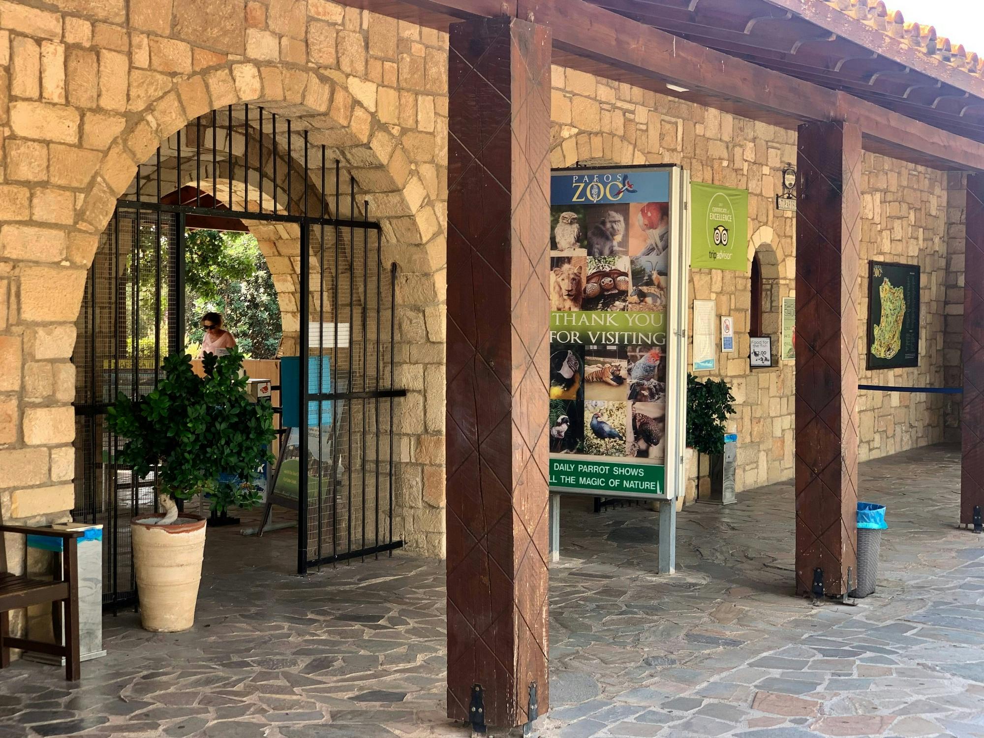 Pafos Zoo Visit & Blue Lagoon Cruise with Local Guide