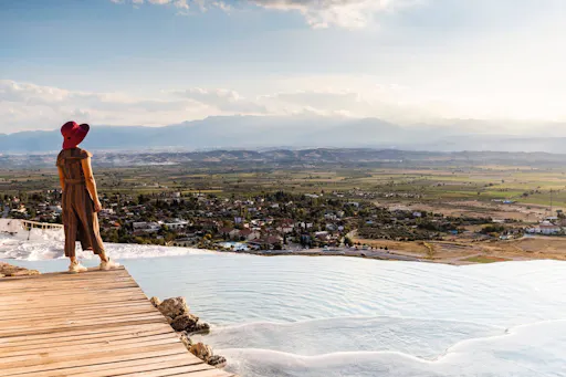 Pamukkale Sunrise Hot Air Balloon Experience from Antalya