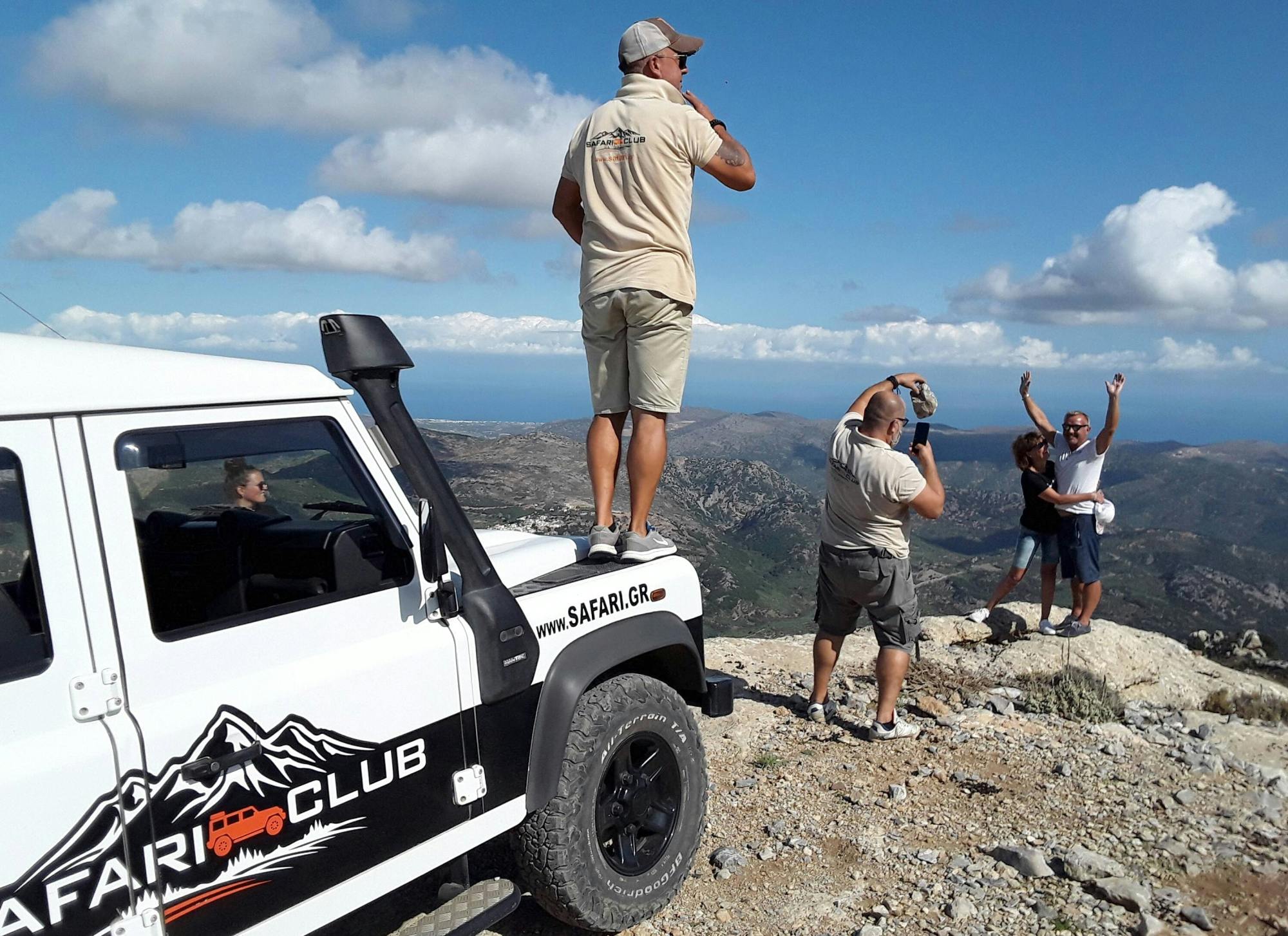 Mountains of Crete 4x4 sunset safari with dinner