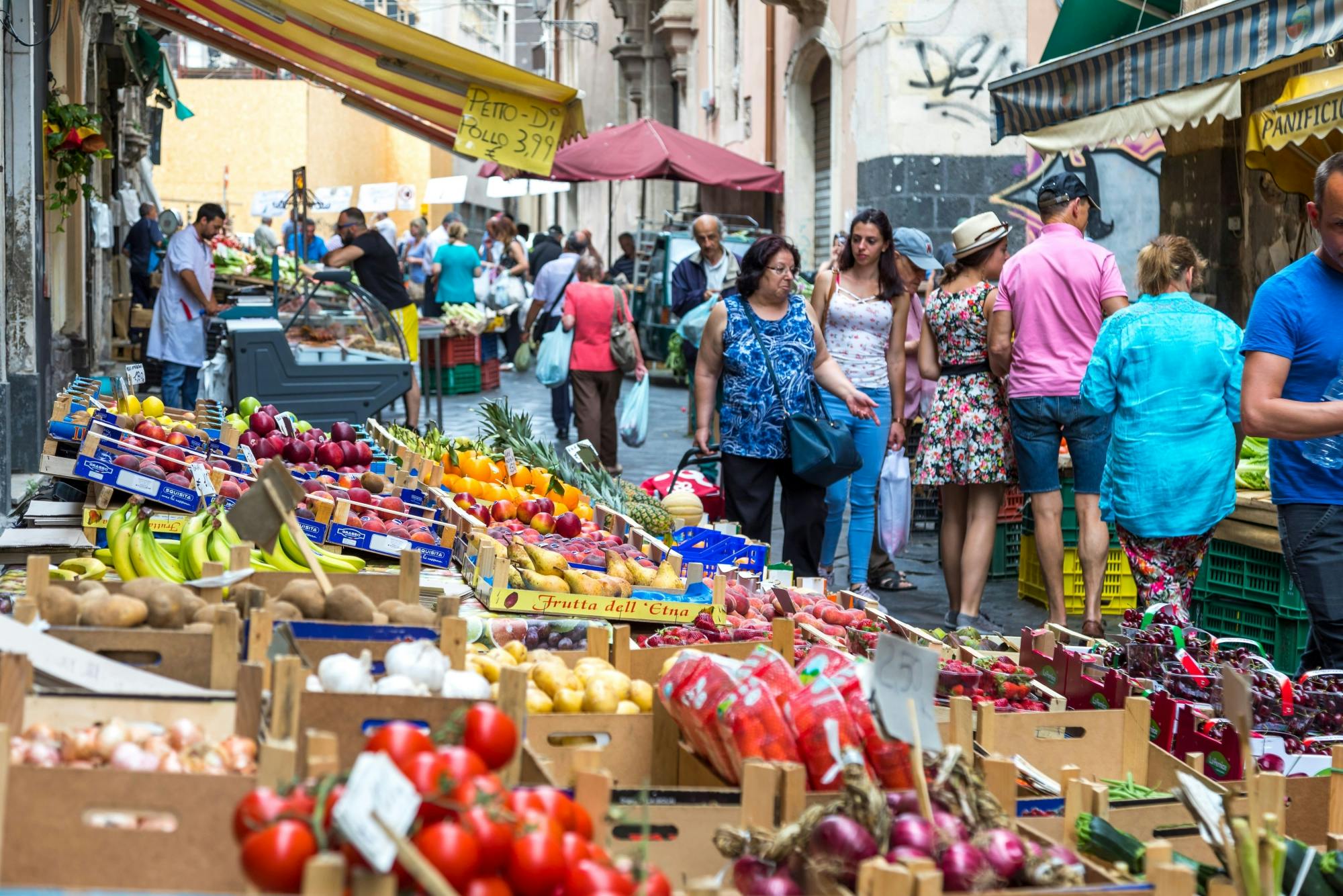 Sites & Bites: Catania city food tour with arancini and cannoli