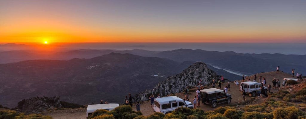 Mountains of Crete 4x4 sunset safari with dinner