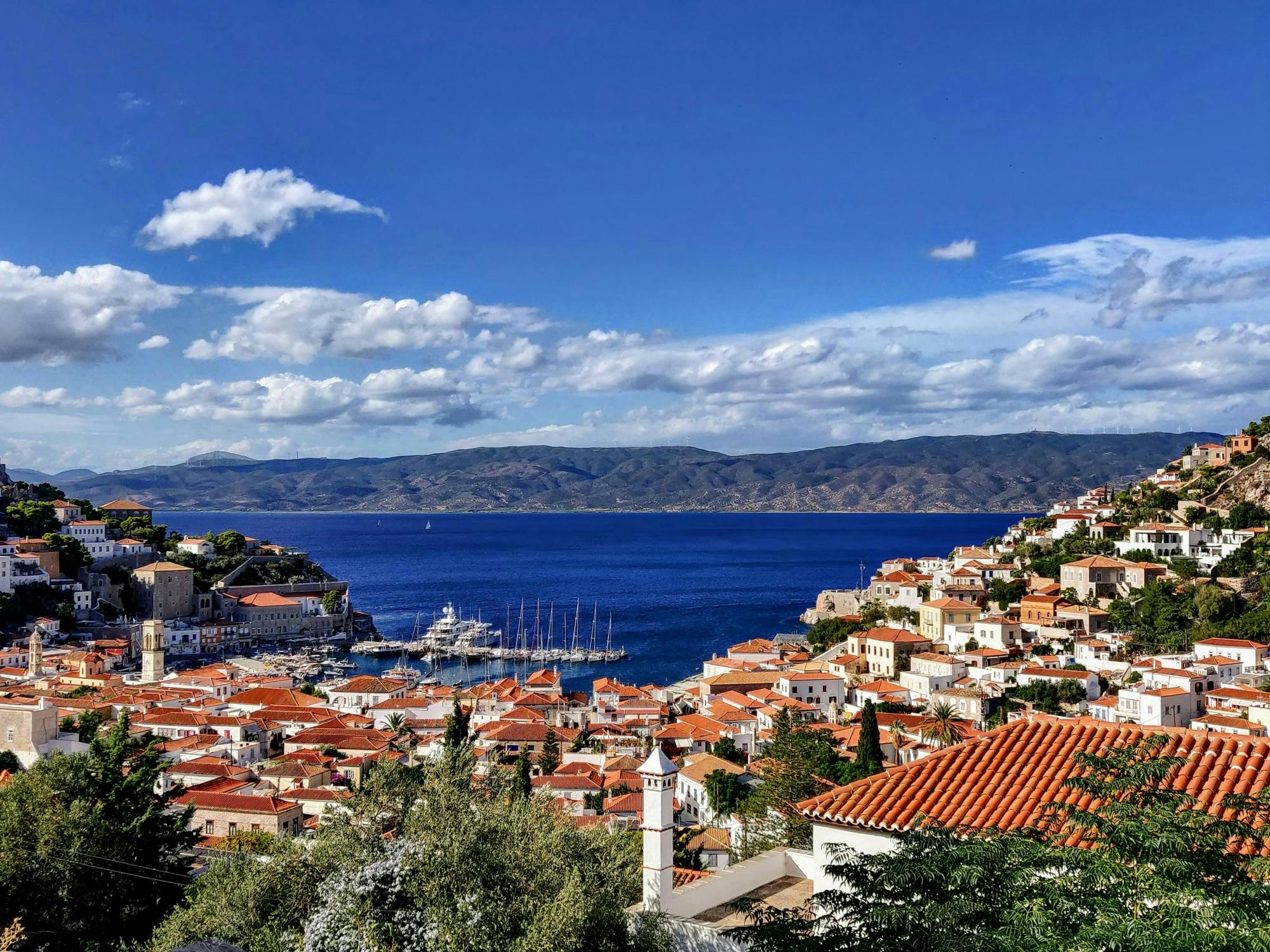 Hydra Island boat trip including a guided tour of the town