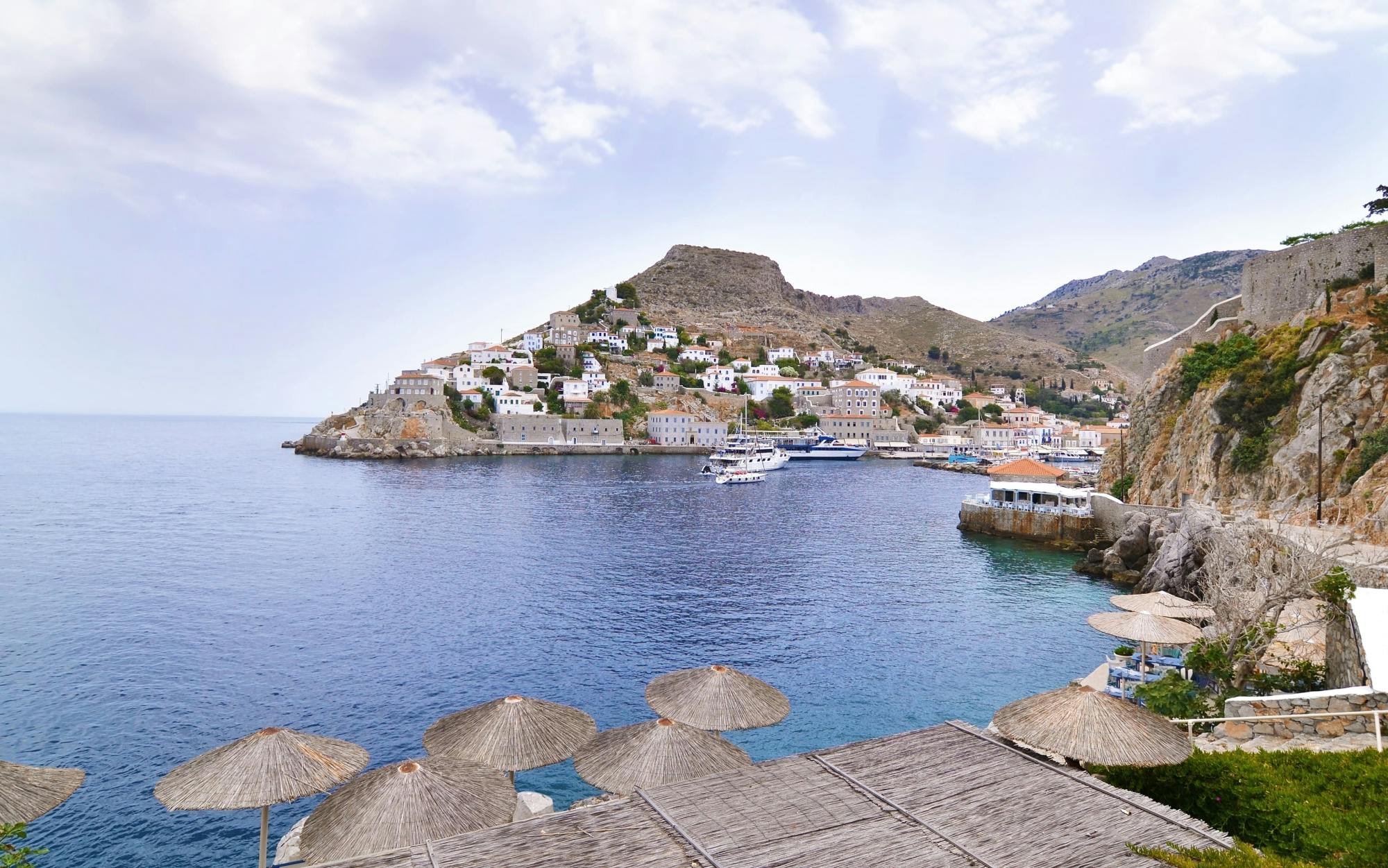 Hydra Island boat trip including a guided tour of the town
