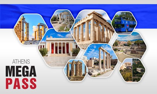 Athens MegaPass with e-tickets for 1, 2 or 3 top attractions