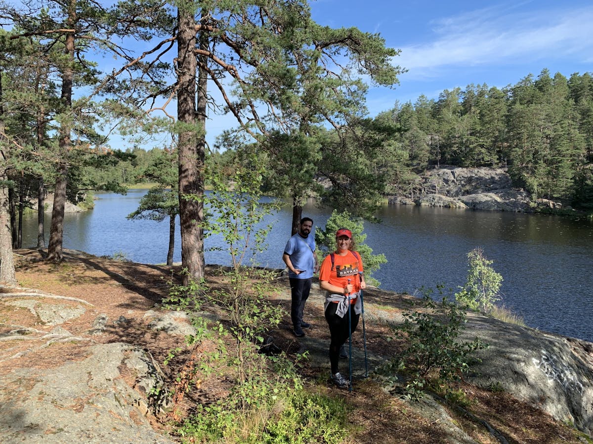 Stockholm: wandeltocht door natuurreservaat met lunch bij kampvuur