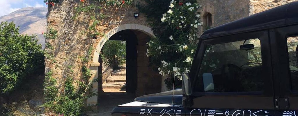 Flavours of Crete 4x4 tour with olive oil mill and winery visits