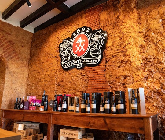 Taylor's Port wine shop and tasting room in Lisbon