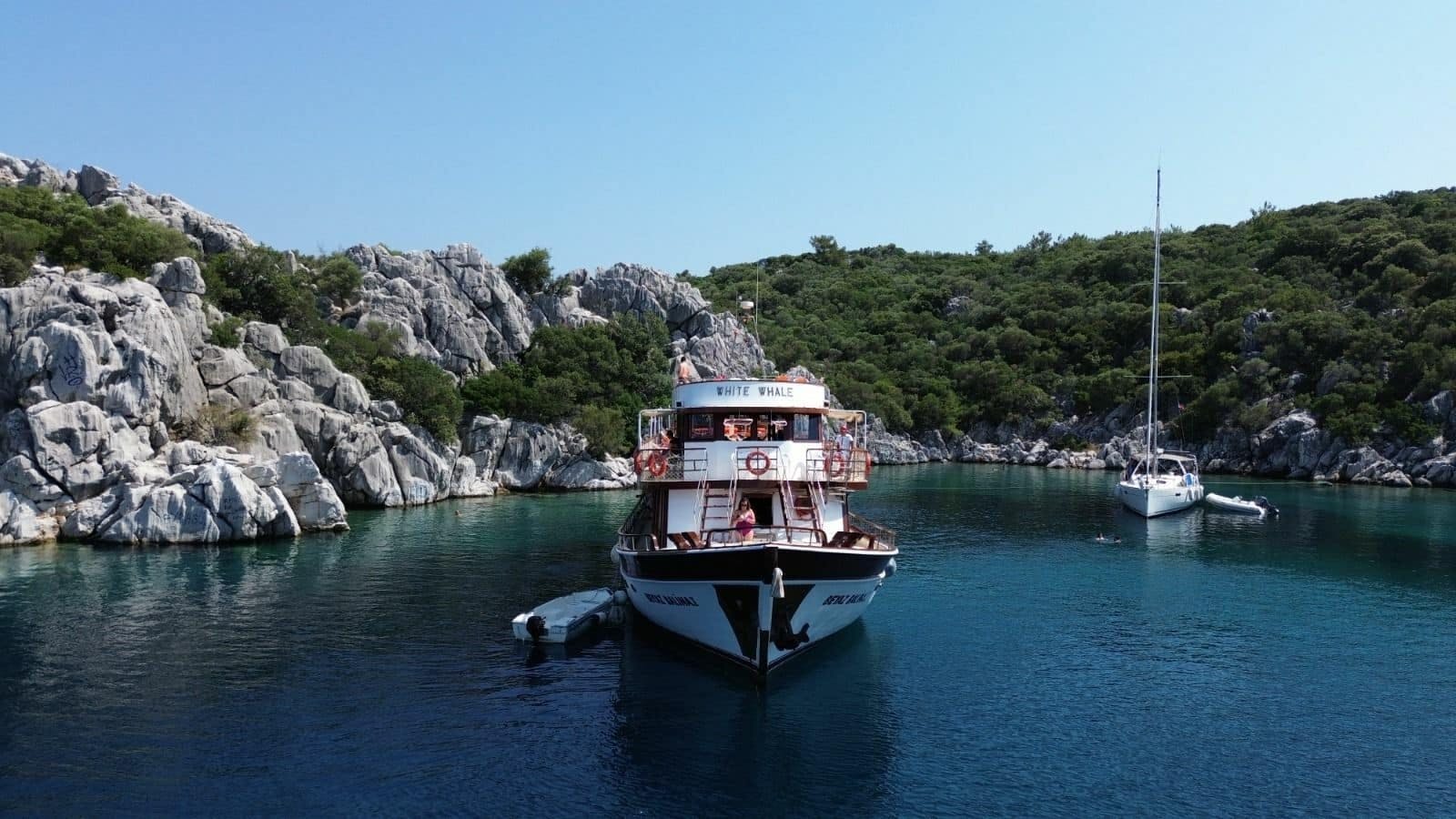 Full-day boat cruise from Marmaris in Turkey