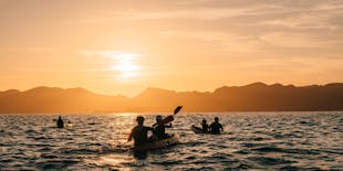 Escursione in kayak al tramonto ad Alcudia