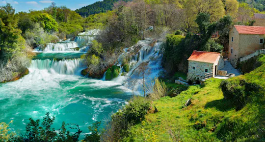 Visita privata del Parco Nazionale delle Cascate di Krka e della Fortezza di Klis