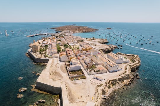 Day trip to Tabarca, Santa Pola with Laguna Rosa from Torrevieja