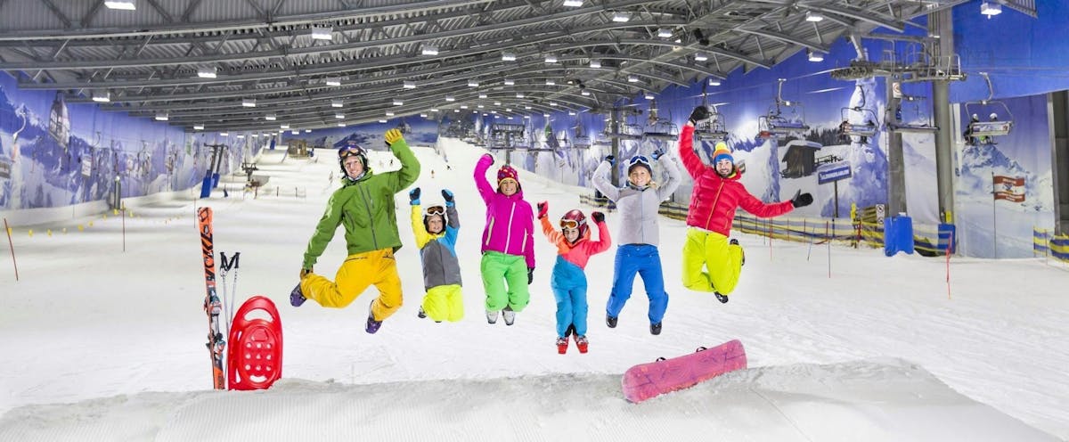 2 uur indoor skiën in SnowWorld Neuss