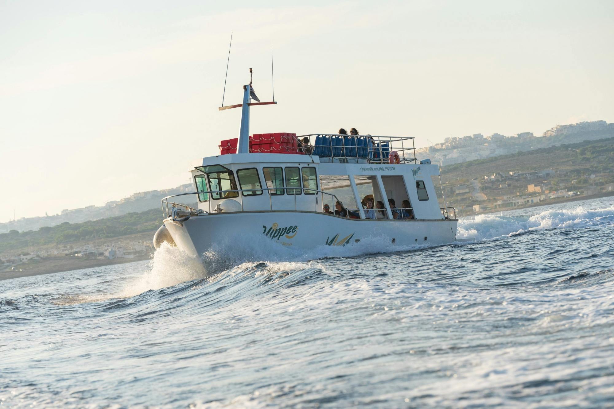 Half-day boat trip along Gozo and Comino’s coastlines