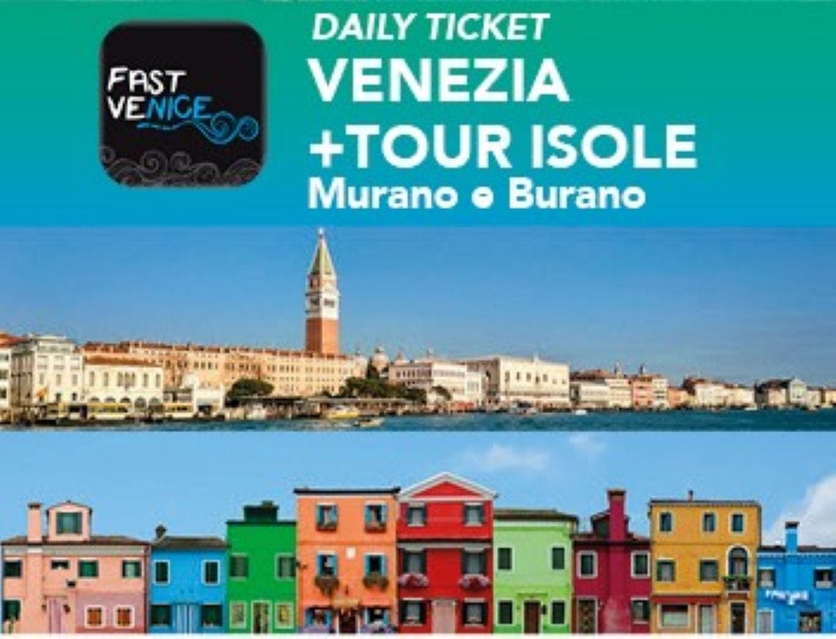 Boottocht met gids naar Venetië, Murano en Burano vanaf Punta Sabbioni