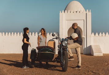 Tour in sidecar d'epoca attraverso Marrakech e dintorni