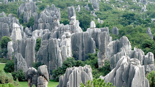 Kunming Stone Forest Wonders and Jiuxiang Cave with boat adventure
