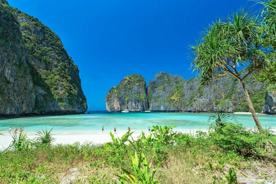 Sleek power catamaran tour from Phuket with lunch