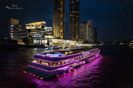 Opulence buffet dinner cruise with cultural show on Chao Phraya river